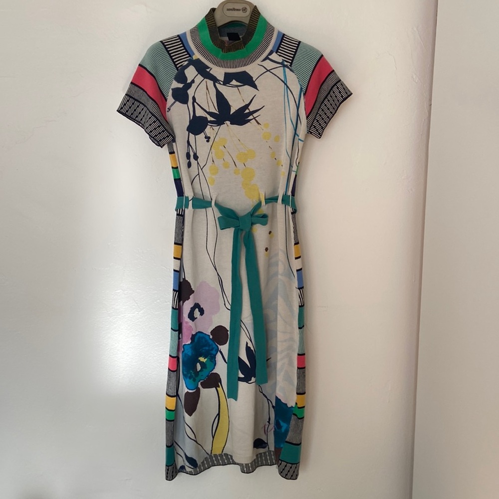 Desigual Knit Midi Dress Size M